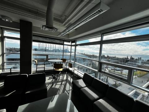 UBC CS Lounge on a sunny day 