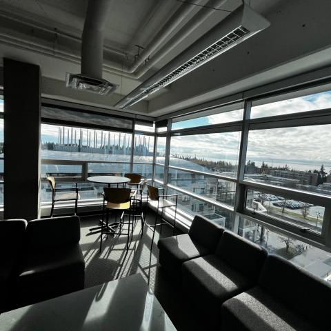 UBC CS Lounge on a sunny day 