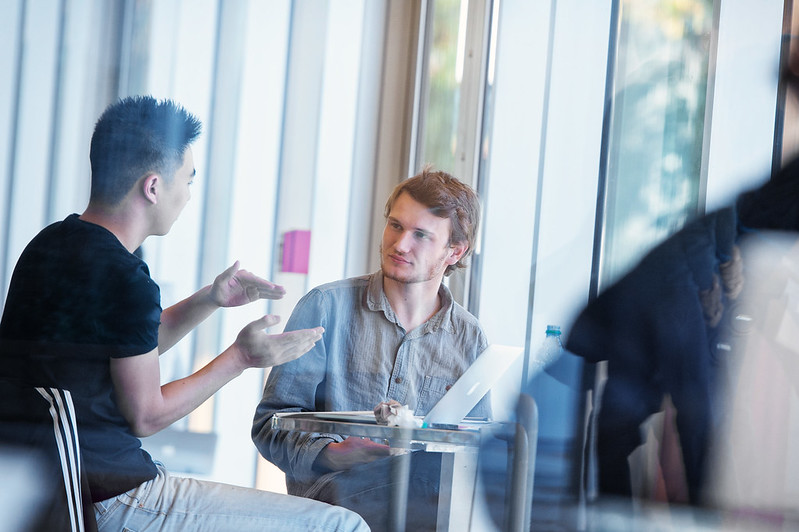 A mentee receiving coaching
