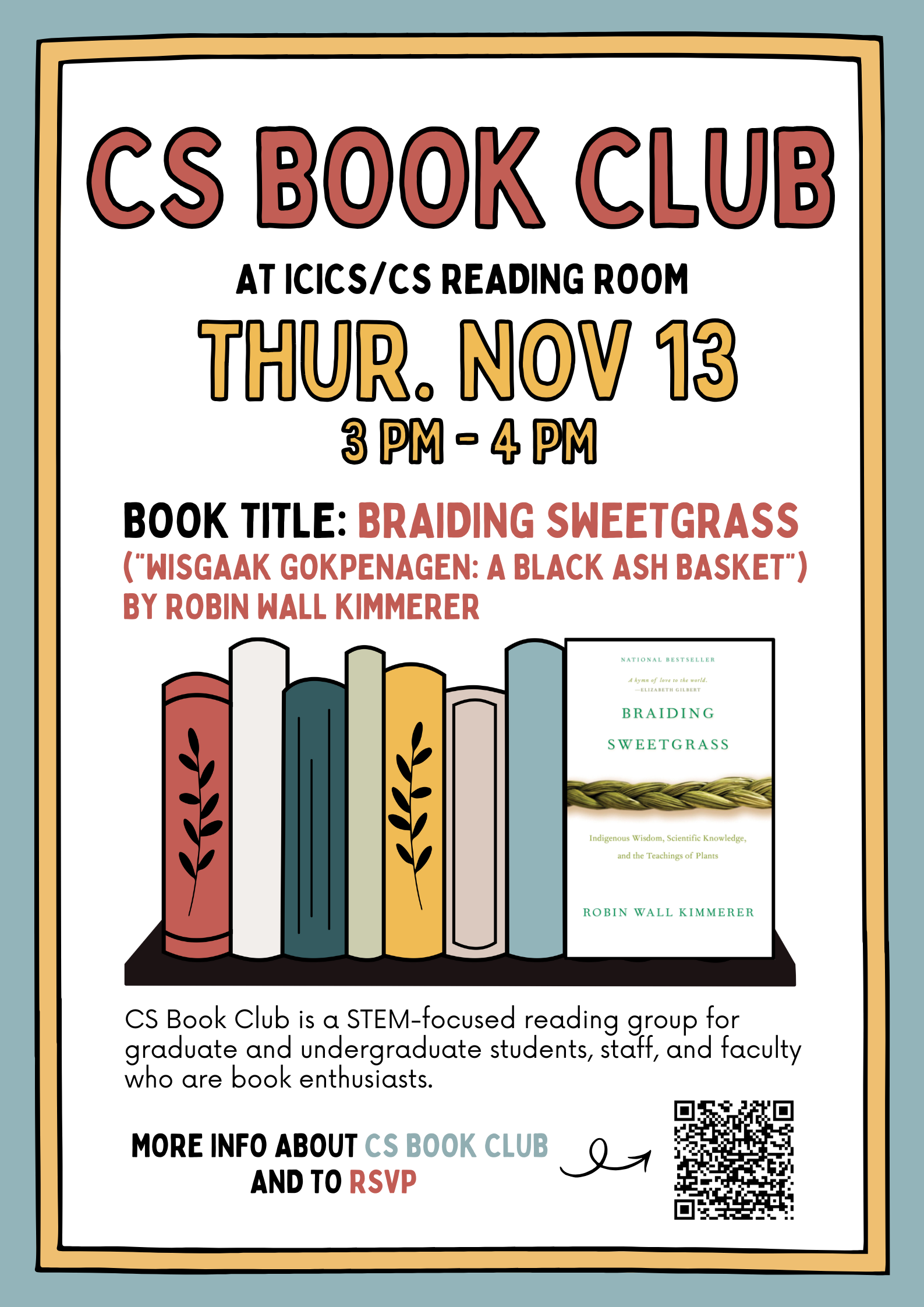 CS book club poster