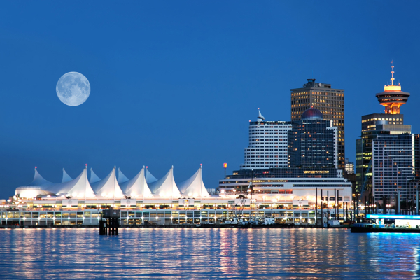 Vancouver at night