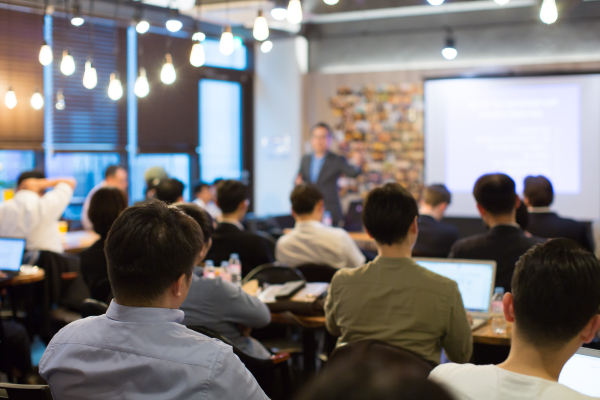 Lecture in classroom