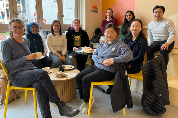 Professor Joanna McGrenere (left) and her graduate students