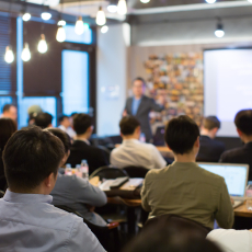 Lecture in classroom