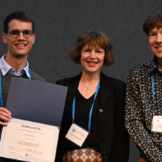 Hugo Lefeuvre (L), Anne-Marie Kermarrec (M), Pascal Felber (R)