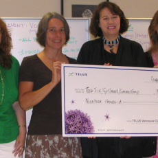 TELUS cheque presentation