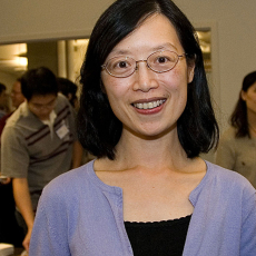 Michele Ng at an outreach event
