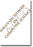focus on women in computer science logo