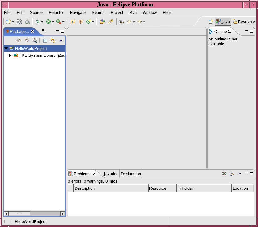 New Project
created