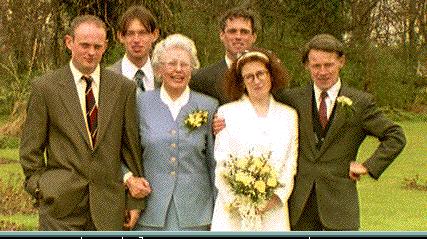 Photo of Brendan and family, March 1997