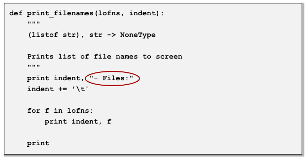 print_filenames: points of variation